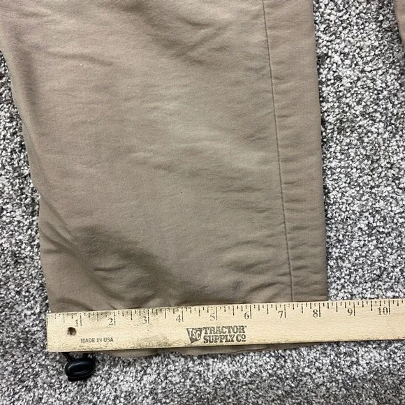 Vintage Lee Pipes pants Youth 12R Tan Cargo High Performance Convertible - Picture 10 of 12